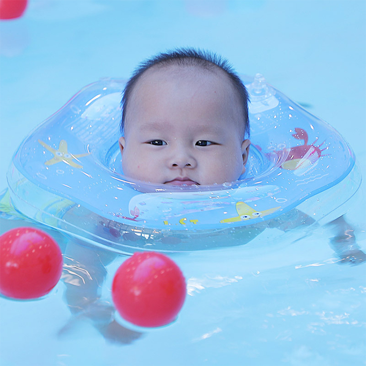 Safety Bath Baby Neck Float Ring Inflatable Rings 5
