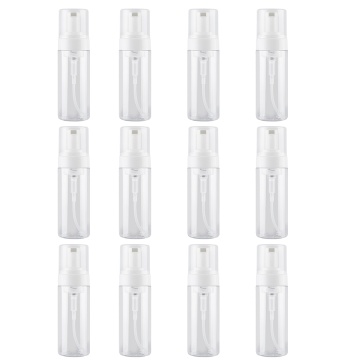 12Pcs 150 ML Clear Foaming Bottle Liquid Soap Whipped Mousse Points Bottling Shampoo Lotion Shower Gel