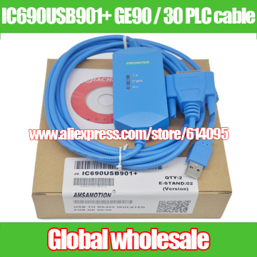 1pcs IC690USB901+ GE90 / 30 Series PLC programming cable / USB TO RS232 ISOLATED FOR GE 90/30 Electronic Data Systems