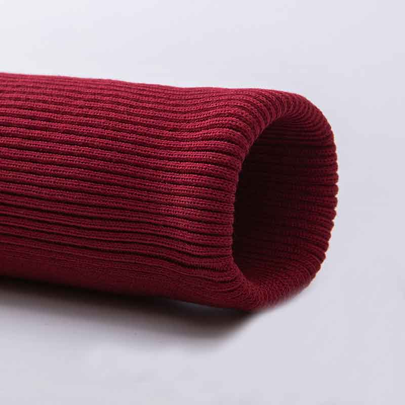 Soft Black Stretch Knitted Rib Cuff Fabric For Cuffs & Collars Fabric,white, Pink, Blue, Beige, Gray, Burgundy, By The Meter