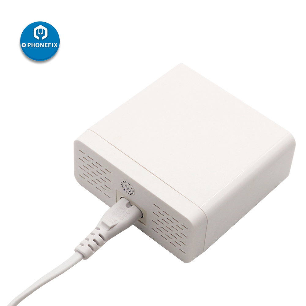 Multiport USB Hub Smart Rapid Charge Station Smart Digital Display 6 Port USB Charger Hub for Smartphone Quick Charging