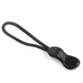 10 Pcs High Quality Black PVC Zipper Pull Cord Zipper Rope Pull Puller End Fit Rope Tag Fixer Zip Cord for Garment Bags