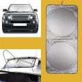 190 X 90Cm Car Sunshade Sun Shade Windshield Front Rear Window Film Visor Cover Uv Protection Reflector Car-Styling