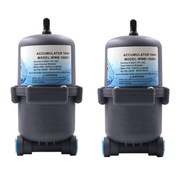 2xRV Accumulator Tank - Bladder-Type Pressure Storage Vessel/Pulsation Dampening