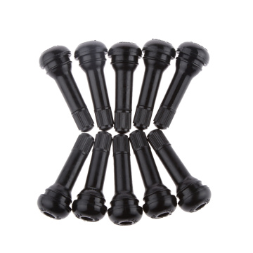 10 Pcs Auto Car Vehicle TR-414 Zinc Snap-In Tire Tyre Valve Stem Short Rubber high quality rubber Zinc very durable