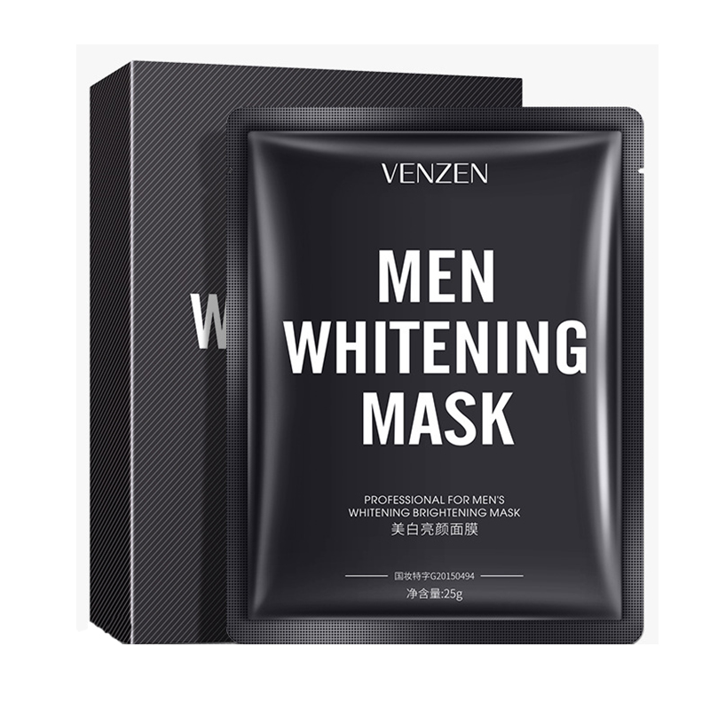 Refreshing Whitening Repairing Facial Mask Firm Skin For Men Care And Brightening Moisturizing Elastic Oil Control 10 Pcs