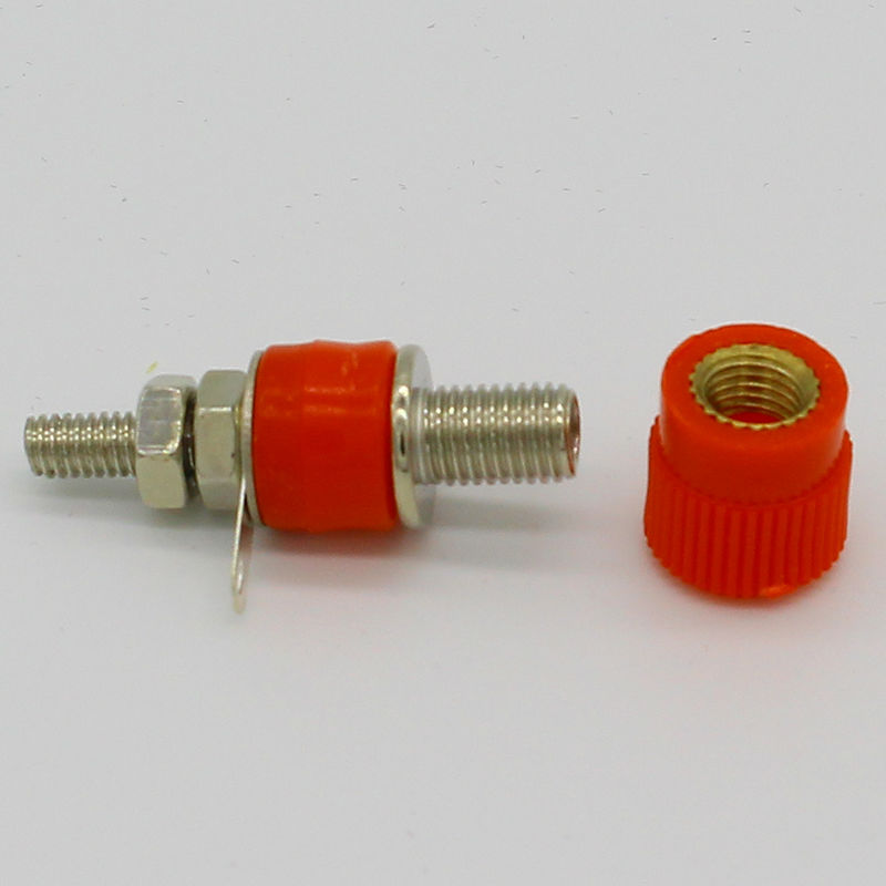4pcs Terminal fastener 4MM binding post banana jack terminal with metal insert nuts For Cable Terminals