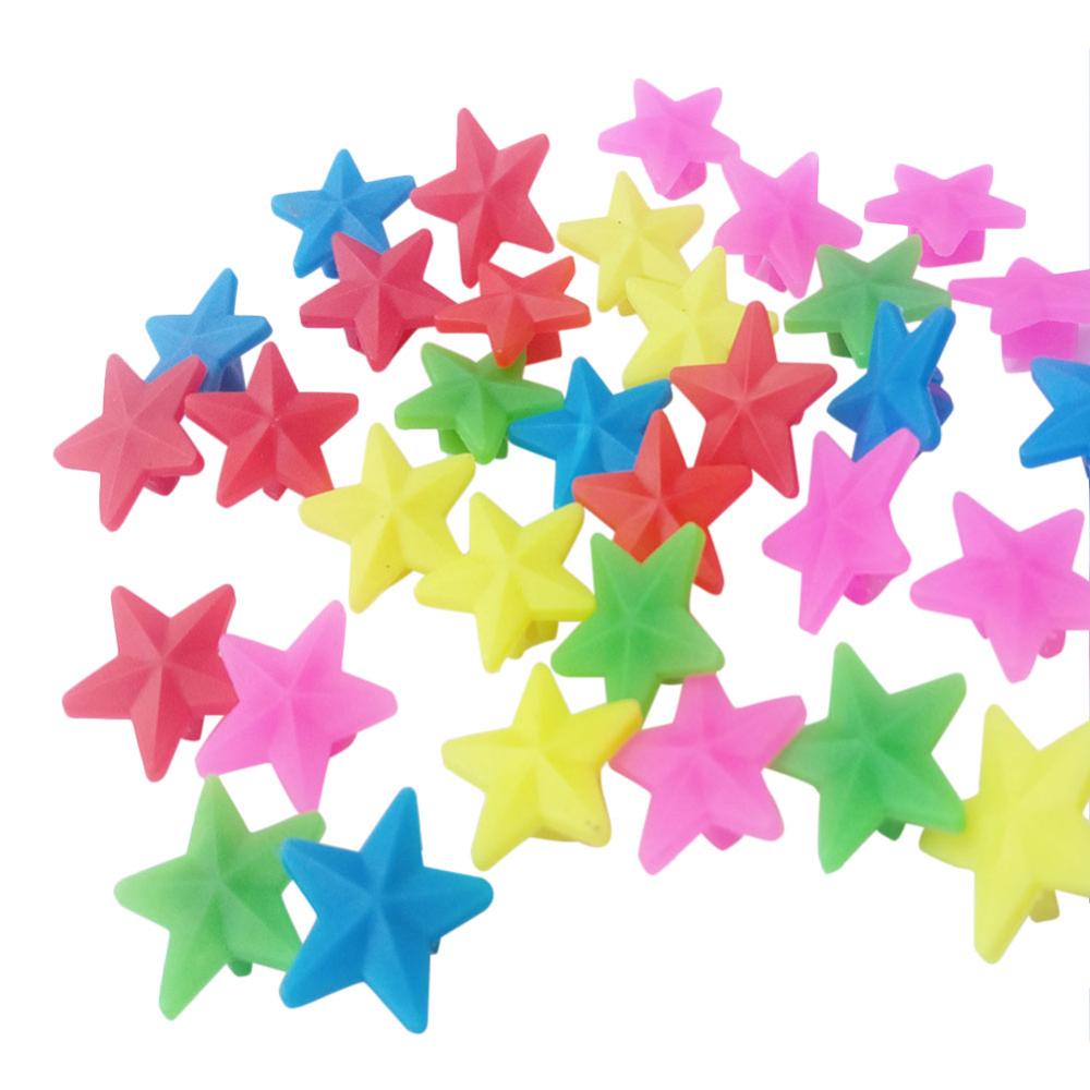 Children's Bicycle Spoke Star Shape Decoration Bicycle Accessories Multicolour Stars Kid's Bicycle Decoration