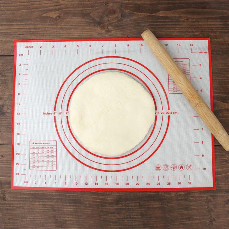 Silicone Baking Mat With Scale Rolling Dough Pad Kneading Dough Mat Non Stick Pastry Oven Liner Bakeware 60*40cm