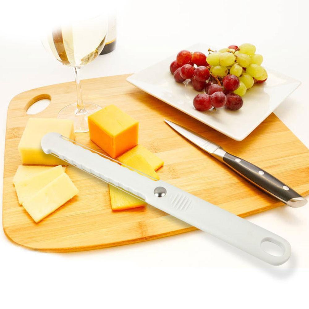 Cheese Butter Slicer Peeler Tool with Wire Thick Hard Soft Handle Plastic Goose Liver Cut Plastic Cheese