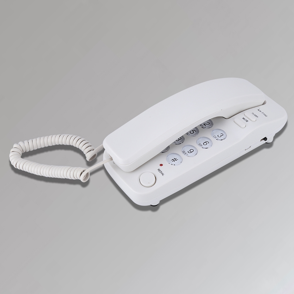 Portable Mini Phone Wall Mount Telephone Landline Extension for Home Family Hotel telefono fijo para casa telefon haus No Caller