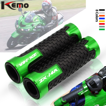 For Kawasaki ZX-14R ZX14R ZX 14R 2006-2019 2018 2017 2016 Motorcycle Accessories CNC Handlebar Hand Grips Handle Bar End Grip