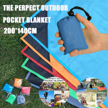 Portable Camping Mat Outdoor Beach Waterproof Sandproof Insulation Waterproof Picnic Mat Pocket Blanket 200*140cm/210*200cm#P4