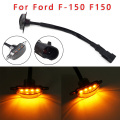 Sale Front Grille Grill LED Light Smoke Raptor Style Lamp Amber For Ford F-150 F150 2010 2011 2012 2013 2014 2015