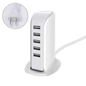 5 Port USB Charger 4A Multi-Port Plug HUB Charging Station Power Adapter Universal Mobile Phone Desktop Wall Home