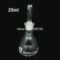 1pc Lab 5ml 10ml 25ml 50ml 100ml Glass Pycnometer Ball-Shape Gravity Bottle Pcknometer Laboratory Equipment Glassware