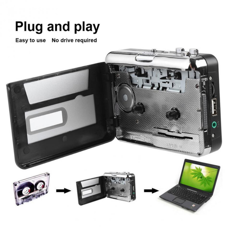 NEW Cassette Player Converter Capture Cassette Tape Walkman For MP3 Directly Recorded Converter MP3 File USB USB Flash Converter