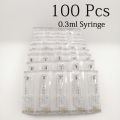 100pcs 0.3ml Syringe