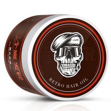 1pc Hair Pomade Strong style restoring Pomade Hair wax mud skeleton slicked hair styling tool wax mud keep hair gel pomade men