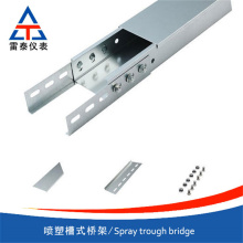 Spray plastic trough type bridge