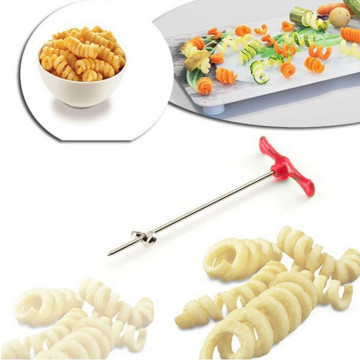 Rotating Machine Manual Magic Roller Spiral Slicer Radish Potato Spiral Cutter Vegetable Spiralizer Kitchen Tool Garden Home