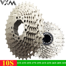VXM Bicycle Freewheel 10 Speeds Flywheel 11-32T Teeth Crankset Gear MTB Cassette Alloy steel Flywheel Bicycle Parts