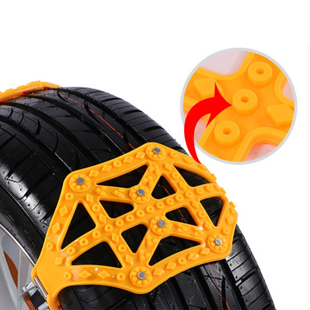 1-6pcs Winter Car Snow Chain Tires Anti skid chains Universal Multi-function Car Off-road Vehicle SUV Cars Snow Tire Chain