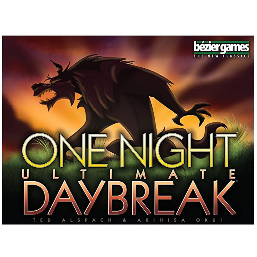 One Night Ultimate daybreak Board Game 3-10 players party game fun English find werewolves card games