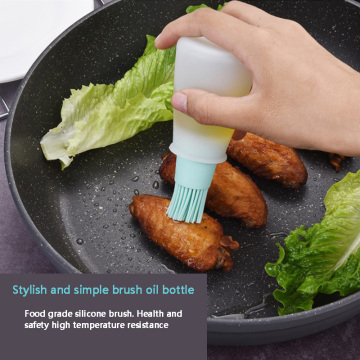 BBQ tool oil bottle brush oil shortcake brush kitchen high temperature silicone accessories baking honey brush