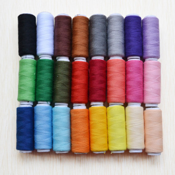 24pcs/set 200 Yards Sewing Thread Polyester Thread Set Strong And Durable Sewing Threads For Hand Machines EA