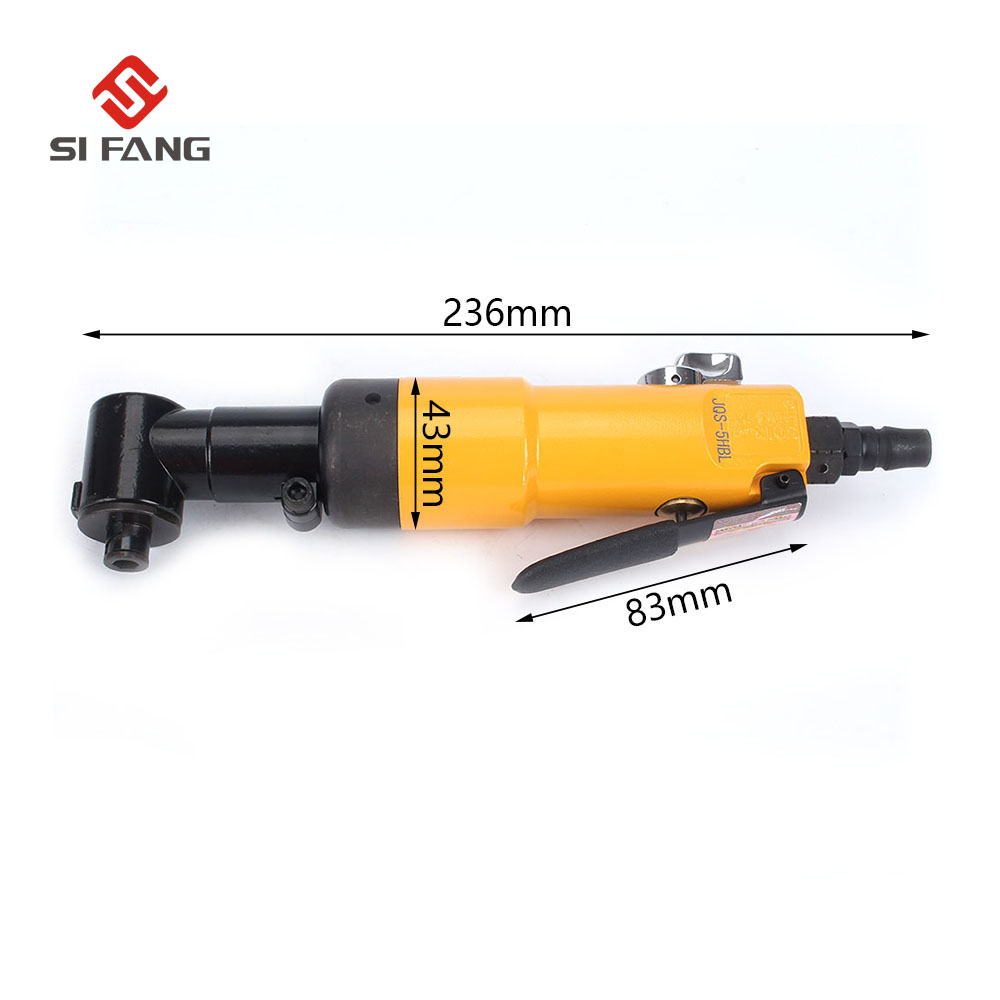 4-5Lmm Pneumatic Screwdriver 9000 RPM 90 Degree Right Angle Industrial Professional Air Screw Driver Adjustable Speed