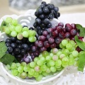 NEW 36pcs Artificial Grapes Plastic Fake Fruit Food Home Decor Decoration