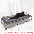 Free shipping Folding Bed Sun Lounger Sleeping Bed Office/Outdoor Camping Chaise Longue Nap Bed With Cushion Pillow/Mask/Bag
