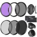 Neewer 52MM Must Have Lens Filter Accessory Kit For Canon,Nikon and Other Camera Lens