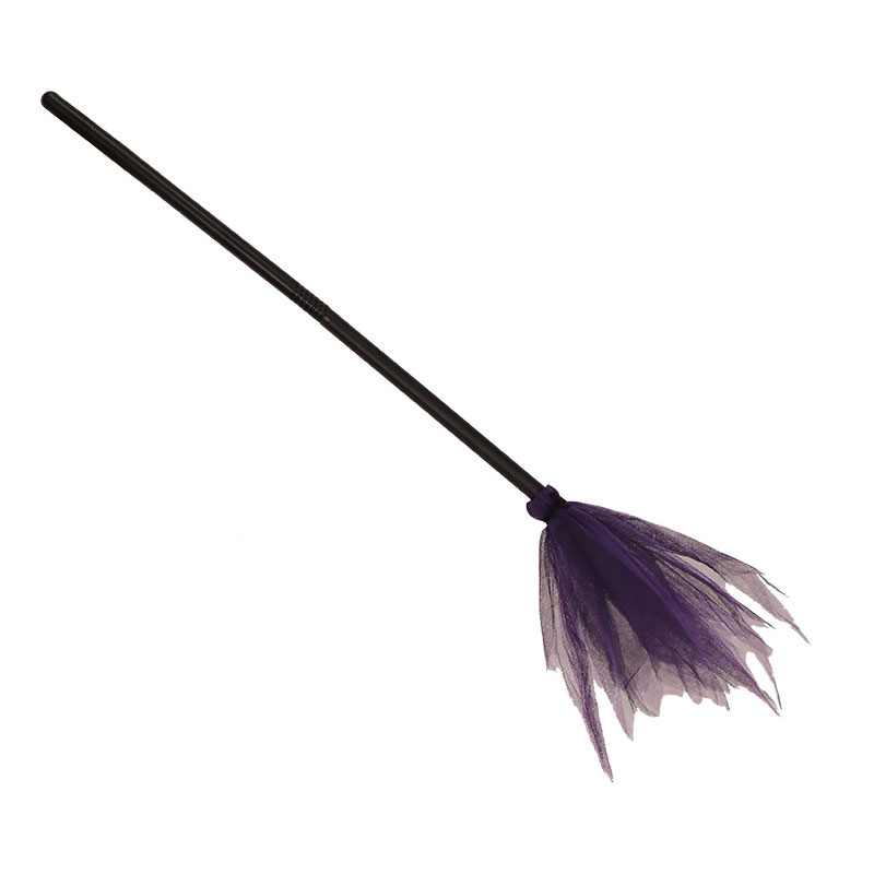 Child Kids Girls Boys Witch Witches Broom Halloween Costumes Props