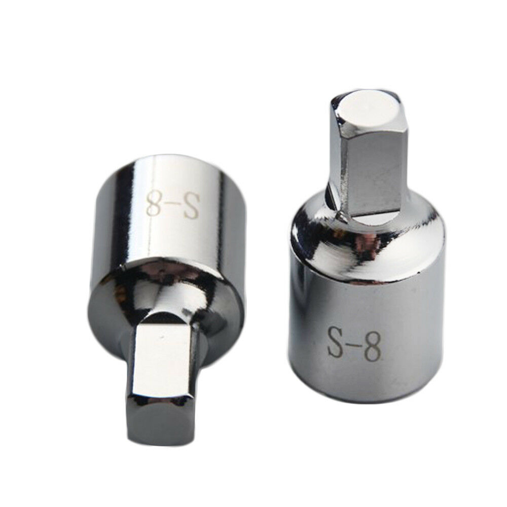 8mm Square Oil Sump Drain Plug Key Tool Remover For Renault Citroen Peugeot Square Oil Sump Drain Plug Key Tool Remover
