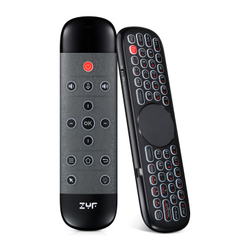 ZYF Z10 Air Mouse 2.4G Fully Backlight Wireless Keyboard Touch-pad + Voice Remote + Anti-lost Function, for Android TV Box