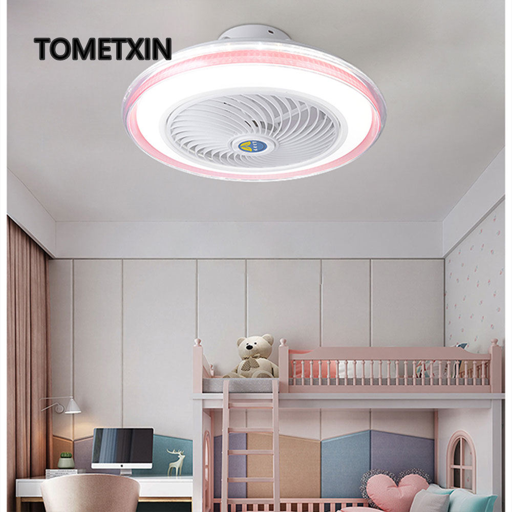 50cm led ceiling fan light smart app Bluetooth remote control for home lamp lighting lamps kids room bedroom living room