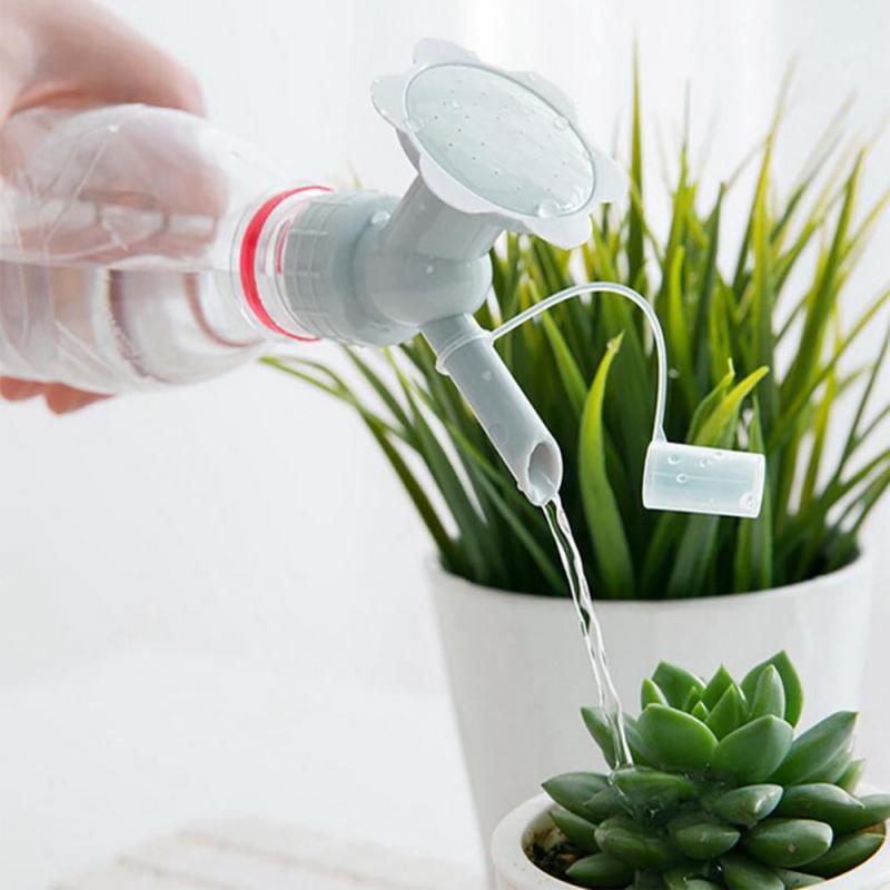 Plants Irrigation Watering Bottle Head Garden Tool Plastic Sprinkler Nozzle Watering Bottle Water Cans for Flowerpot