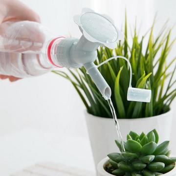 Plants Irrigation Watering Bottle Head Garden Tool Plastic Sprinkler Nozzle Watering Bottle Water Cans for Flowerpot