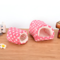 Lovely Soft Pet Winter Warm House Hamster Rabbit Guinea Pig House Hamster Rat Squirrel Cage Nest For Small Medium Pets S/M/L