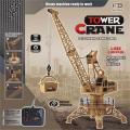 RCtown Electric Crane Toy Construction Vehicle Tower Remote Control Crane Construction Truck Tractor Toy for Kids Gift