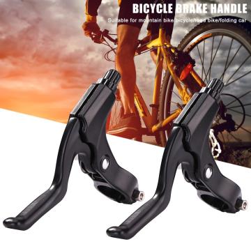 1 Pair Aluminum Alloy MTB Bike Disc Brake Levers Bike Brake Handle Cranks V-brake Disc Brakes Lever