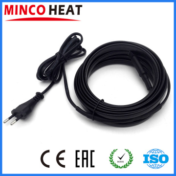 1~10m Self Regulating Heating Cable Water Pipe Anti-Freeze Protection with EU Plug Pre-assembled Heating Wire