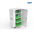 52 port Tablets charging cart with locker