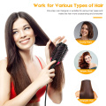 Hair Curler 2-in-1 Hair Straightening Curling Brush Rotating Hot Air Brush Hair Dryer Volumizer Professional Brow Dryer Comb