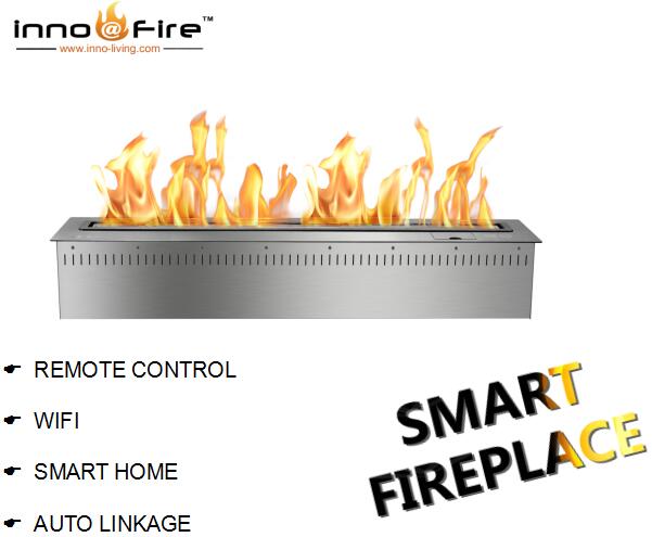 Inno-Fire 48 inch wifi intelligent auto electric home decor chimenea etanol quemador