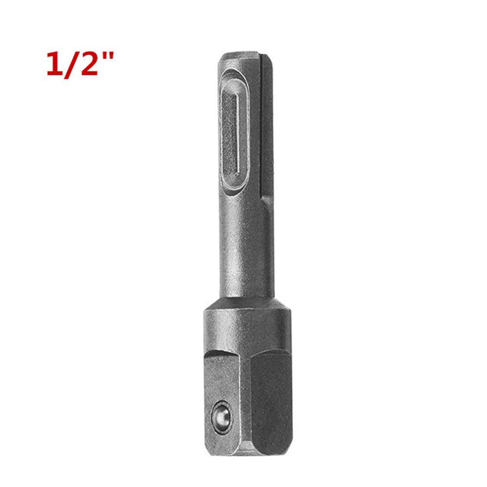 3Pcs 1/4" 3/8" 1/2" Socket Nut Driver Adaptor Set SDS Drill Chuck Adapter Power Extension Tool For hammer impact Power drill