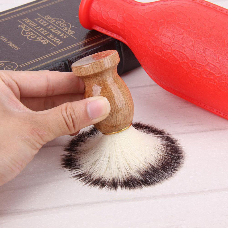 Professional Pure Badgers Hair Removal Beard Shaving Brush Barber Salon Facial Clean Appliance Shave Cosmetic Wood Handle Tools