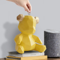 Teddy Bear Figurines Money Box Gift Piggy Bank Wedding Storage Box Money For Kids Toy Coin Box Children's Day Gift Home Decor